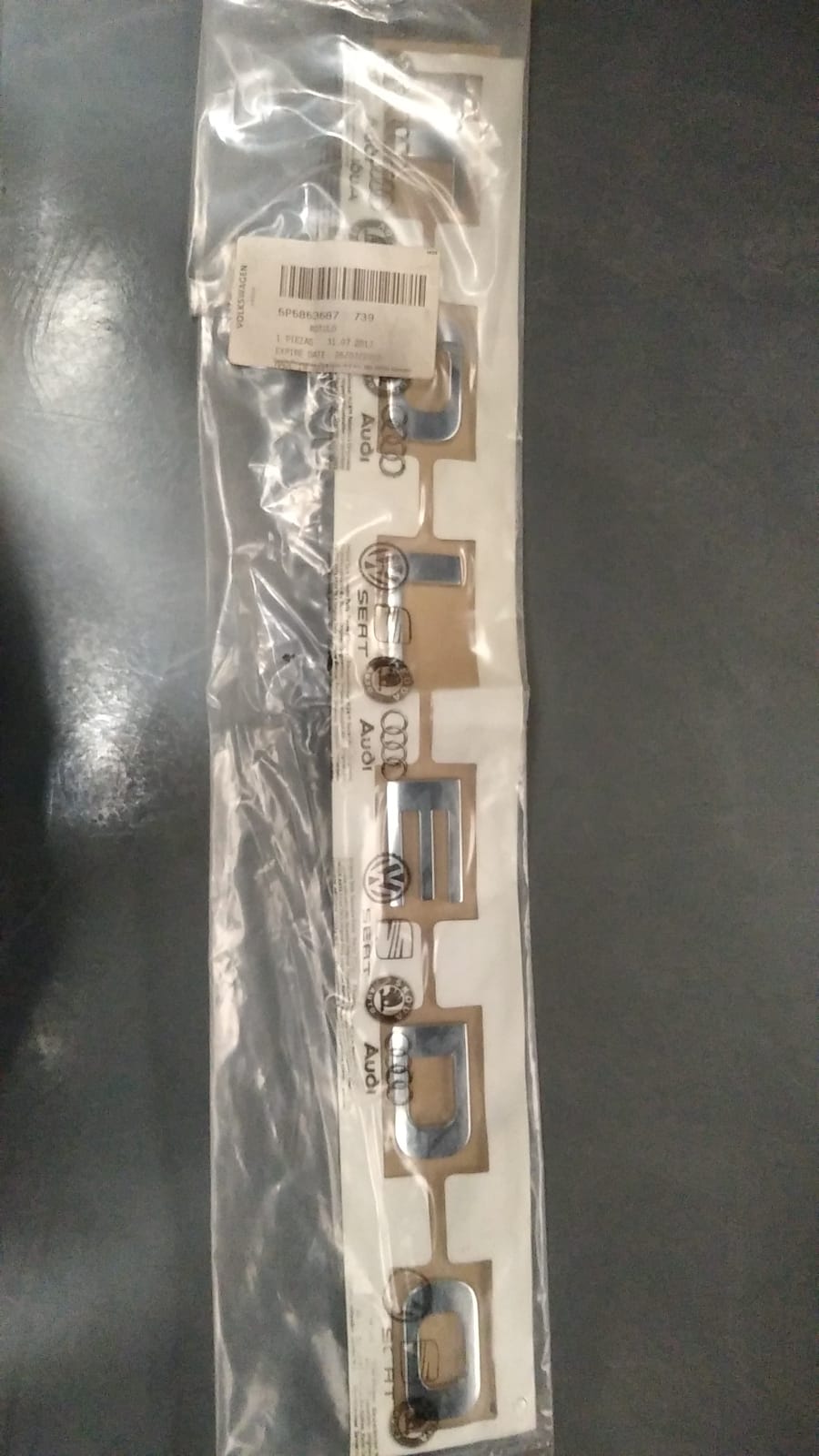 Seat Toledo Arka Bagaj Toledo Yazısı Krom