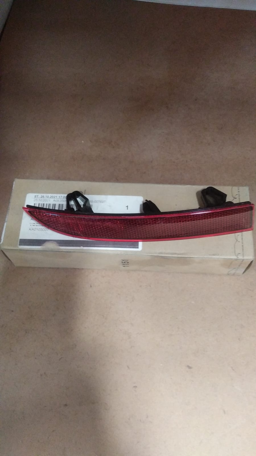 A.A4 Arka Tampon Reflektörü Dış