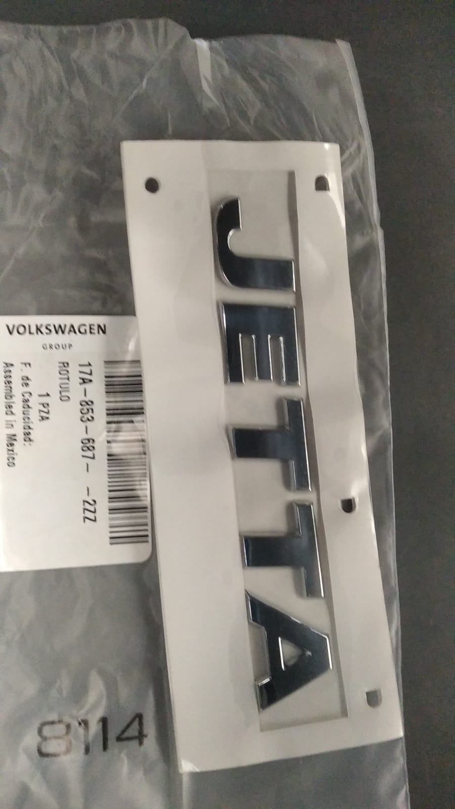 2011-2018 Bagaj Kapak Jetta Yazısı