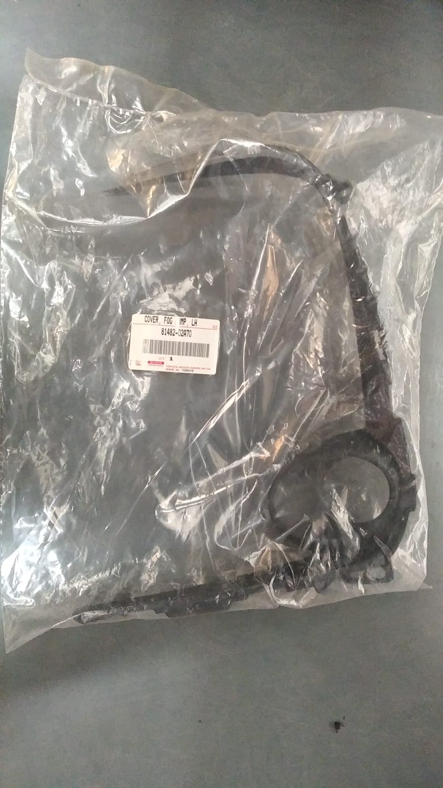 Corolla 2019- Ön Tampon Sis Kapağı Sisli Siyah Sol