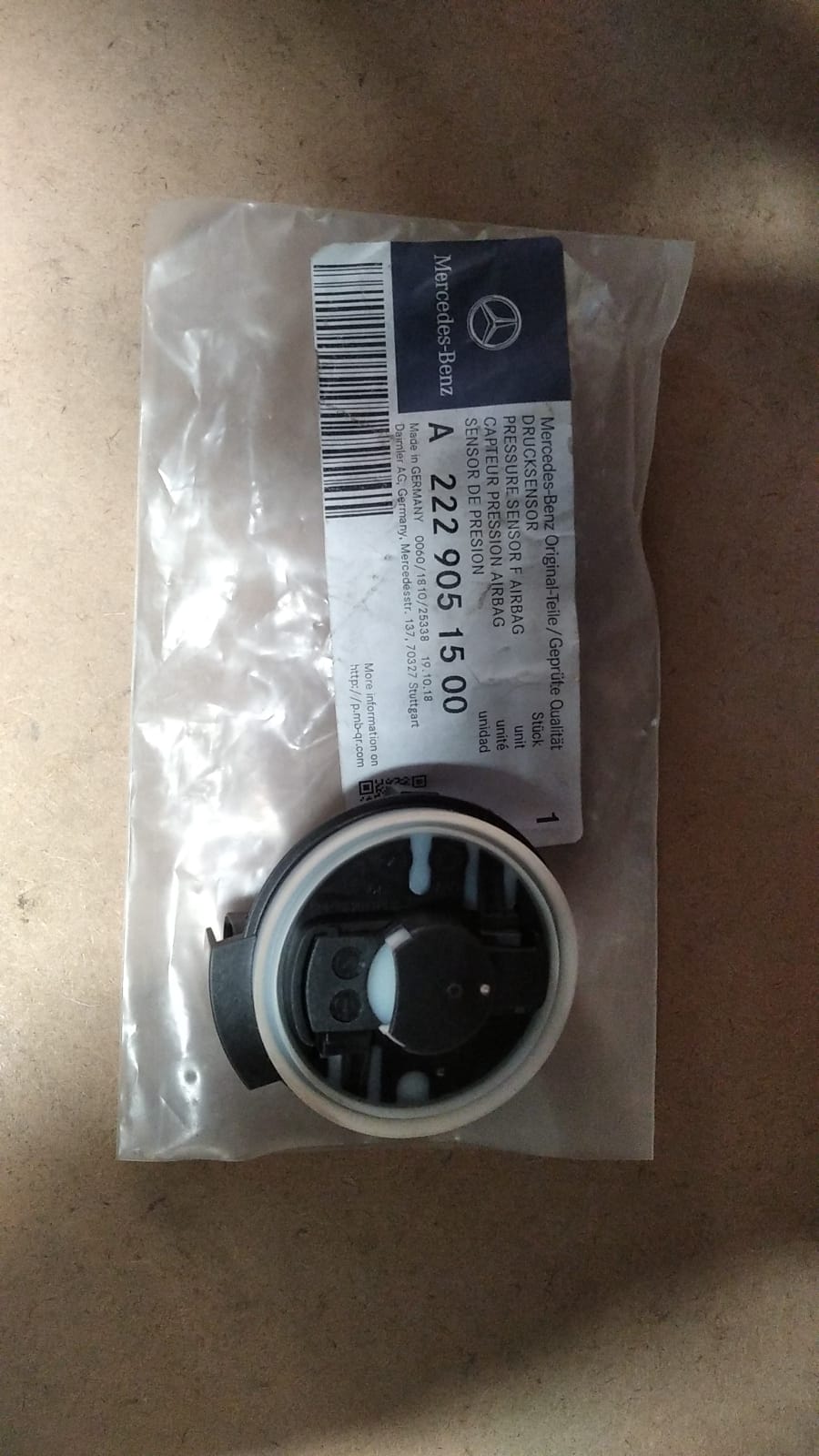 W205C W213E HAVA YASTIĞI BASINÇ SENSÖRÜ