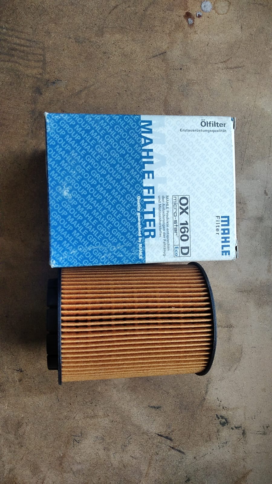 MAHLE OX160D Yag Filtresi Passat A6 A8 Q7 Cayenne Phaeton Touareg 91>16